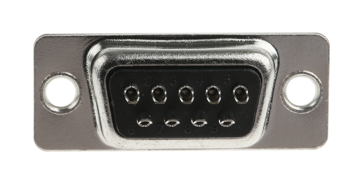 ITT Cannon ZD* 9 Way Panel Mount D-sub Connector Socket, 2.84mm Pitch