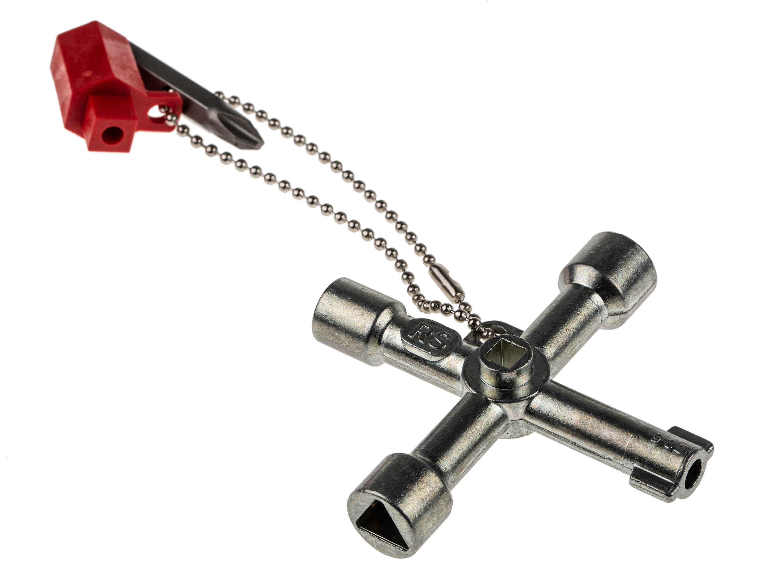 RS PRO Aluminium 4-way Control Cabinet Key