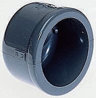 Georg Fischer Plastic Pipe Fitting, Straight Cap, 63mm