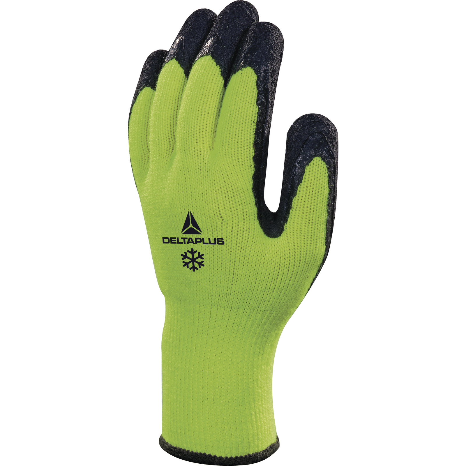 Delta Plus APOLLON WINTER VV735 Acrylic Acrylic Work Gloves, Size 10, Latex Coating