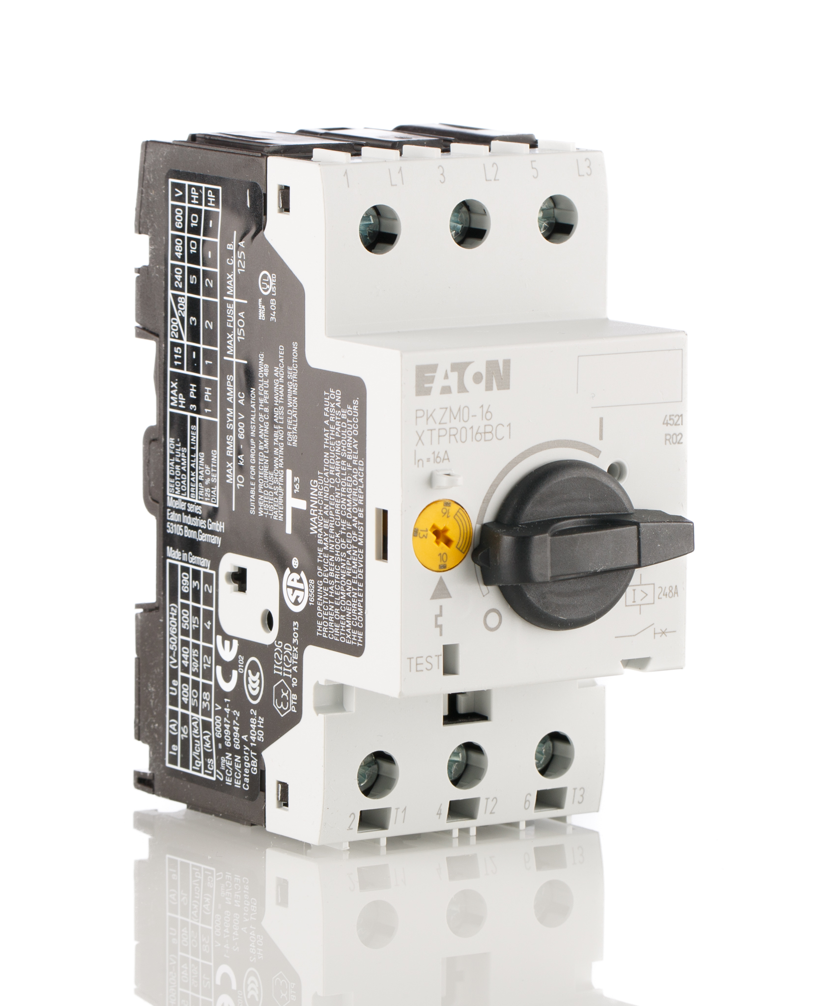 Eaton 10 → 16 A PKZM0 Motor Protective Circuit-Breakers Up → 32 A Motor Protection Circuit Breaker, 690 V