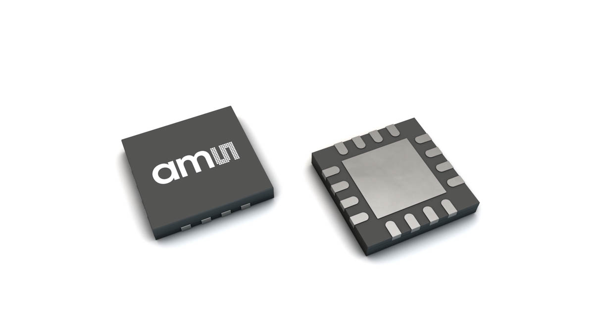 ams OSRAM 1-Axis Surface Magnetic Position Sensor 3 V 3.6 V, SPI, QFN, 16-Pin