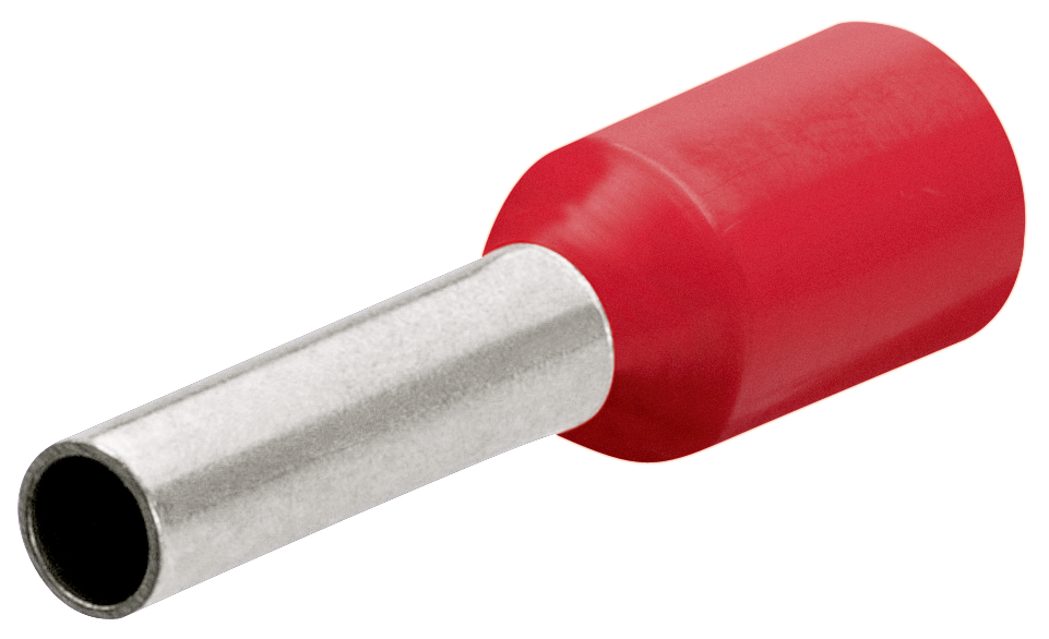 Knipex, 97 99 Insulated Ferrule, 18mm Pin Length, 4.5mm Pin Diameter, Red