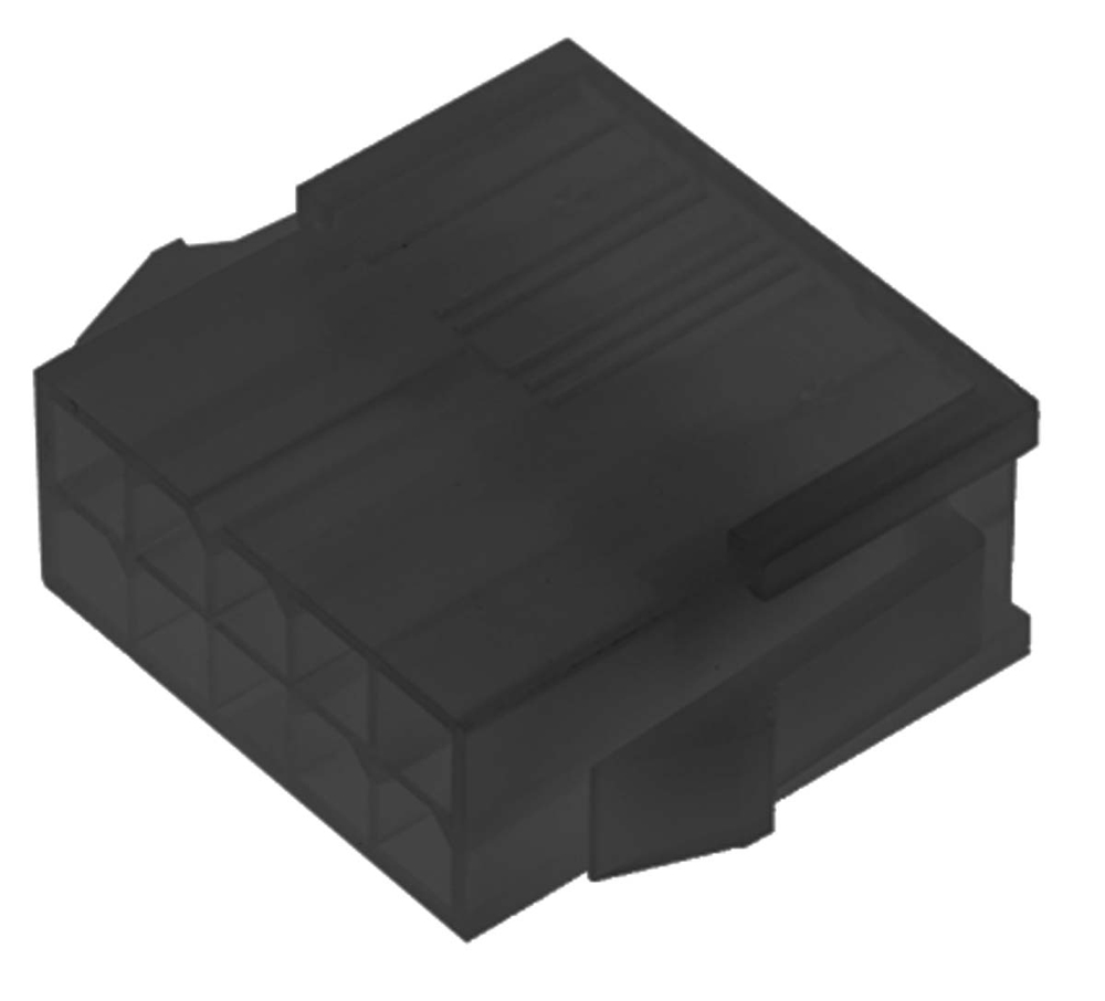 Molex, Mini-Fit Jr Male Connector Housing, 4.2mm Pitch, 10 Way, 2 Row