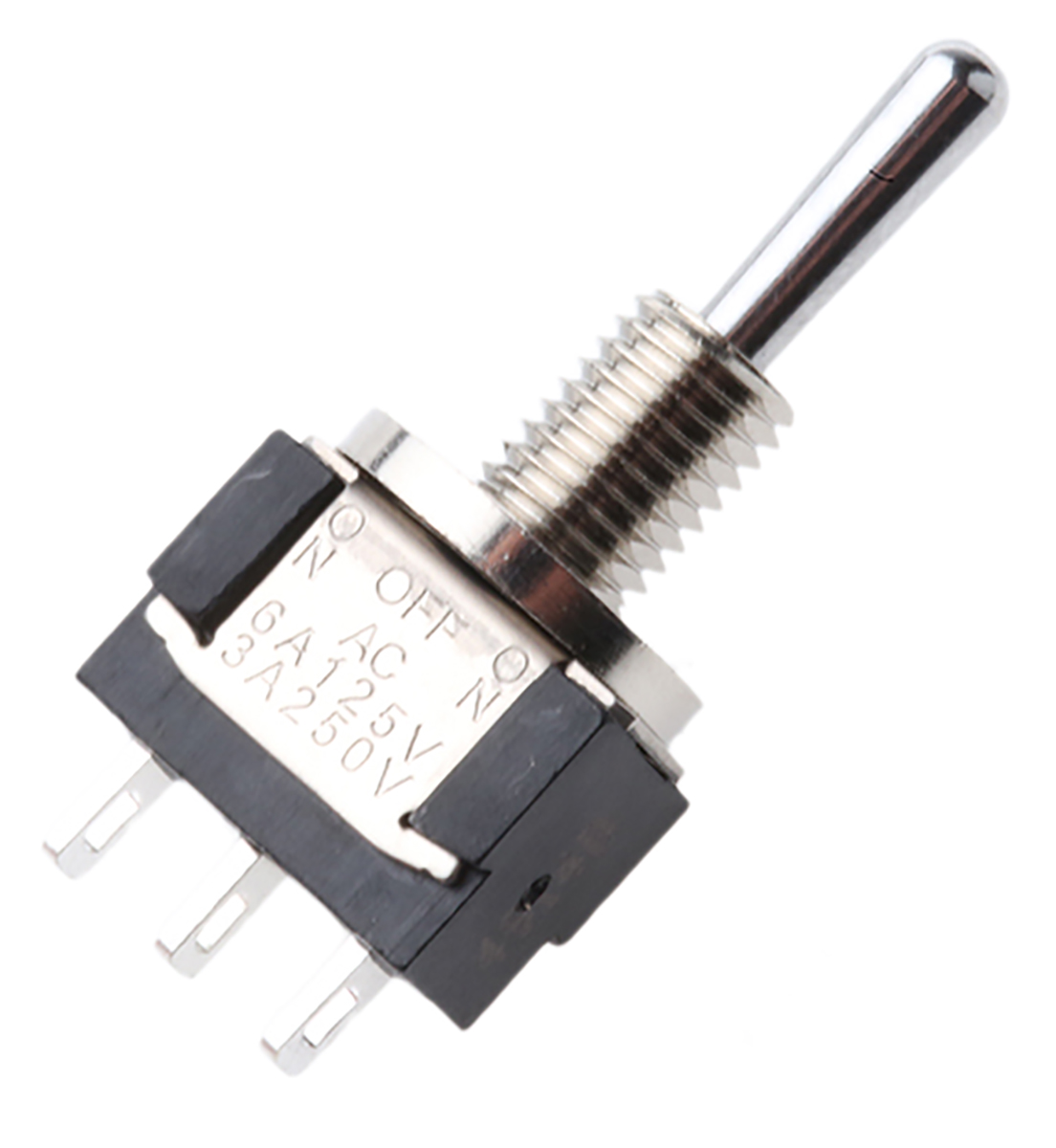 KNITTER-SWITCH Toggle Switch, Panel Mount, On-Off-(On), SPDT, Solder Terminal