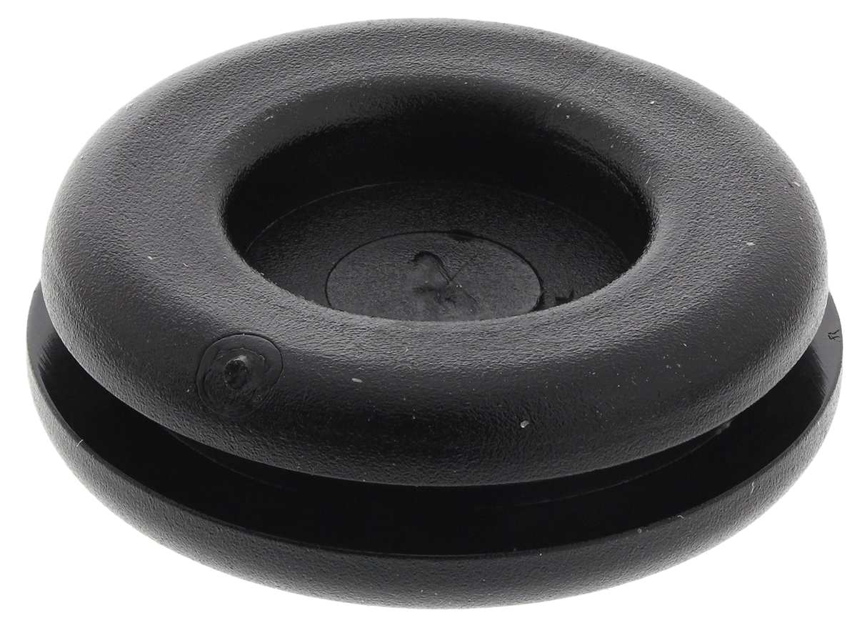 SES Sterling DG Black PVC 18mm Cable Grommet for Maximum of 11mm Cable Dia. 01330352010