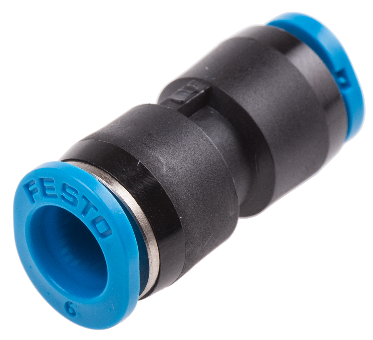 Festo QSM Series Reducer Nipple, Push In 6 mm to Push In 4 mm, Tube-to-Tube Connection Style, 153327
