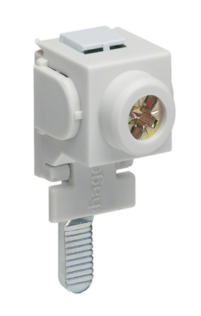 Hager Incoming Power Terminal for use with KB163P Busbars, KB83B Busbars