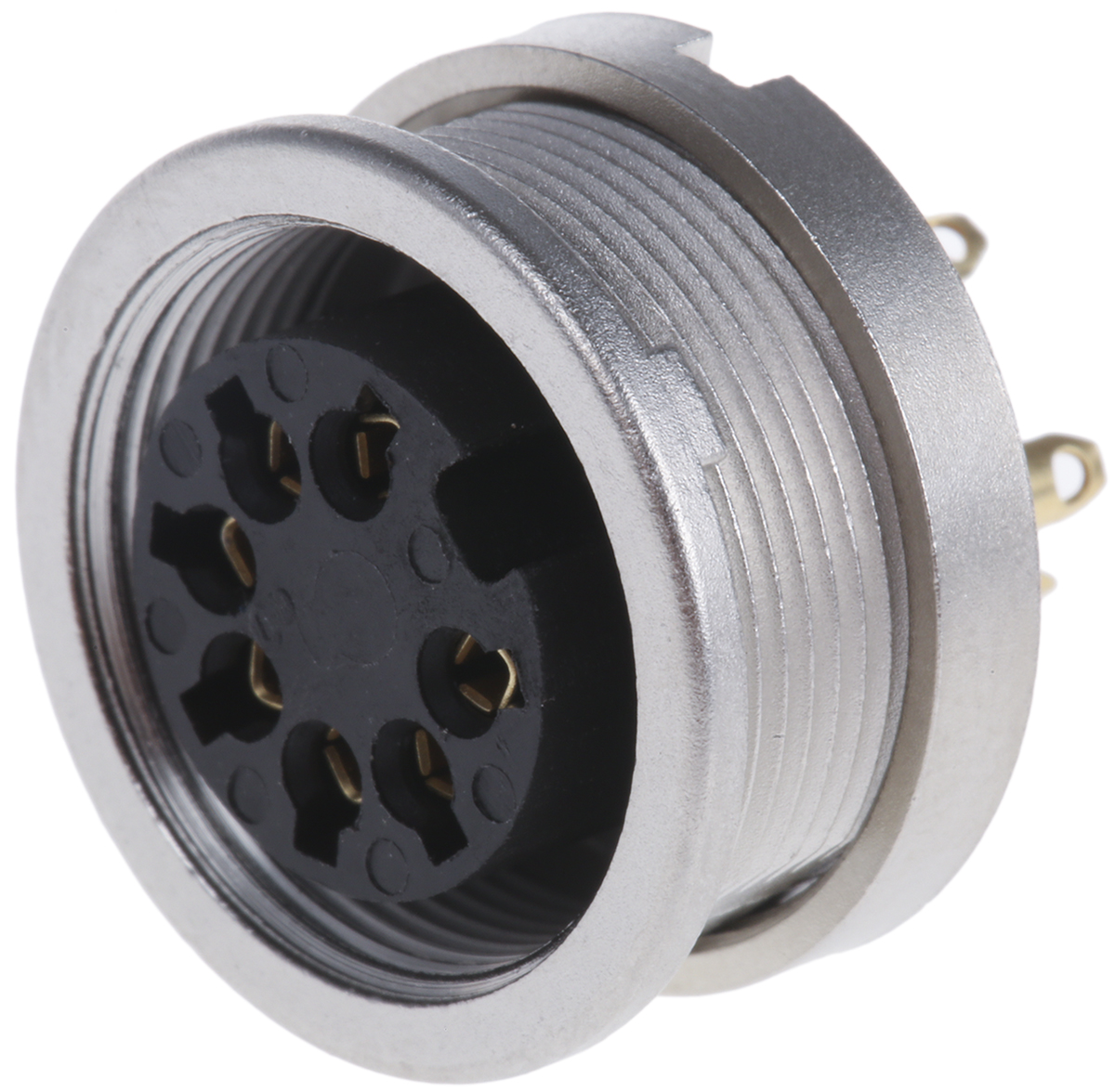 Lumberg, KFV 7 Pole M16 Din Socket, DIN EN 60529, 5A, 60 V ac IP40, Female, Panel Mount
