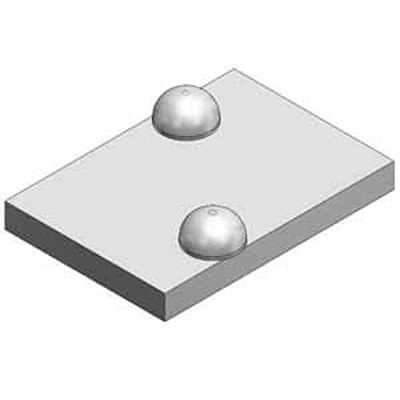 SMC DXT170 Blanking Plate, DXT170-25-1A