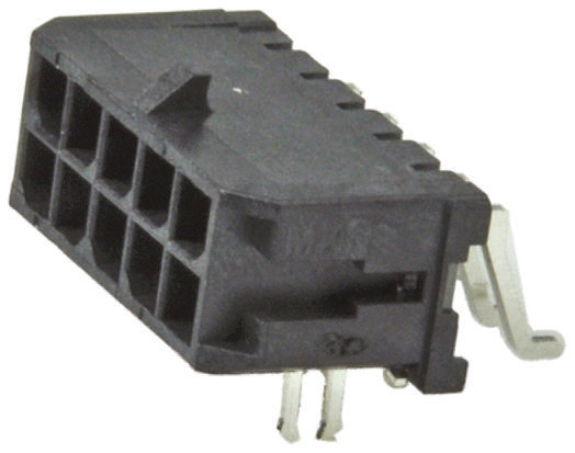 Molex Micro-Fit 3.0 Series Straight Surface PCB Header, 8 Contact(s), 3 mm Pitch, 2 Row, Shrouded