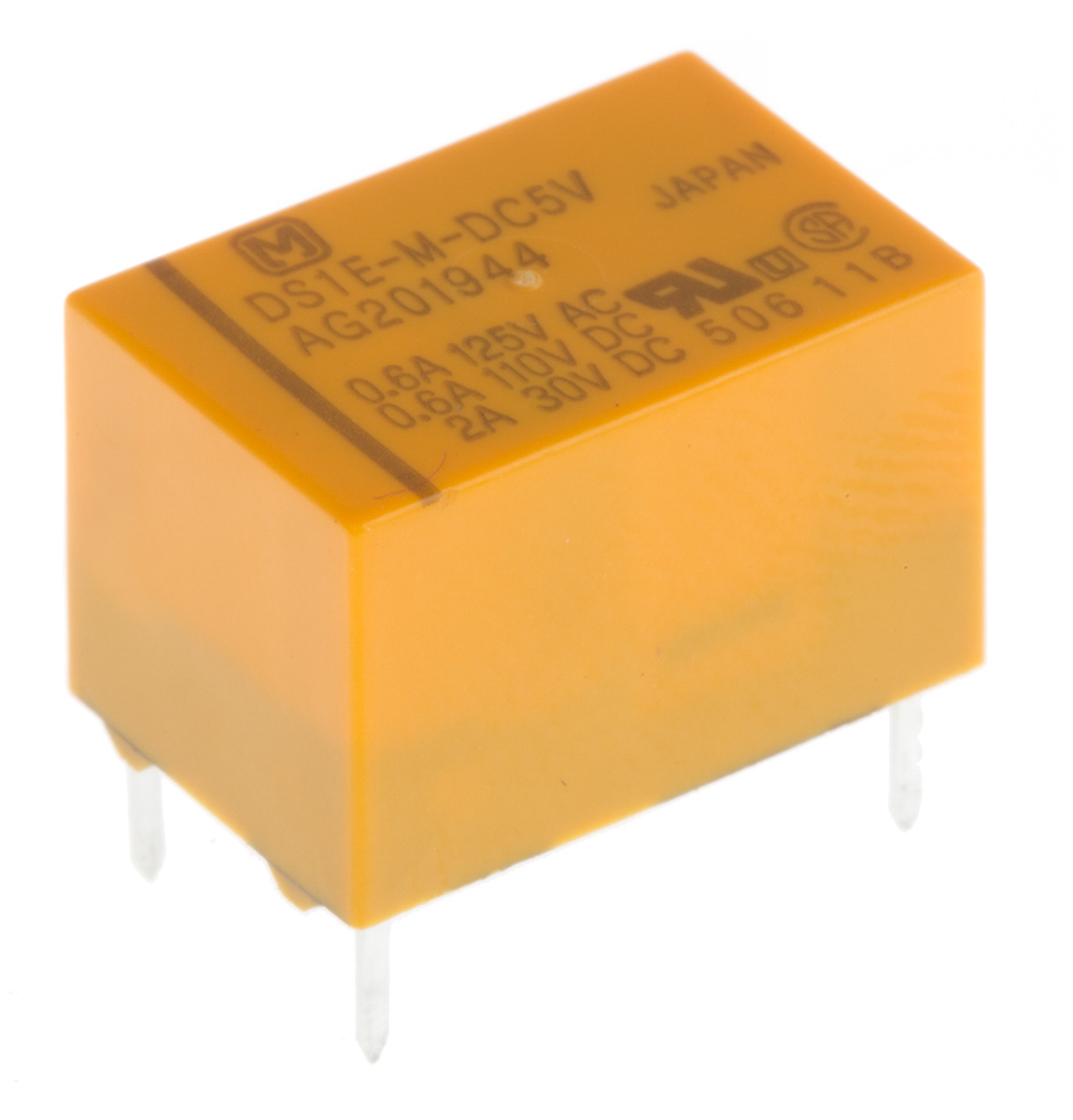 Panasonic Surface Mount Signal Relay, 5V dc Coil, 3A Switching Current, SPST