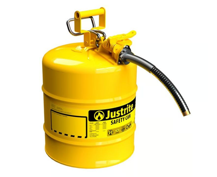 Justrite Steel Safety Can, 5gal
