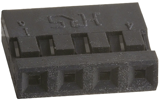 Hirose, A4B Female Connector Housing, 2mm Pitch, 4 Way, 1 Row