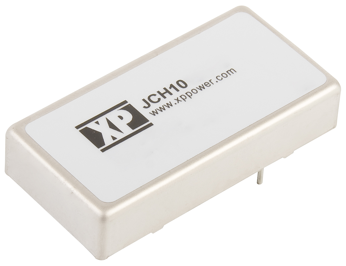 XP Power JCH DC-DC Converter, ±15V dc/ ±333mA Output, 9 → 18 V dc Input, 10W, Through Hole, +100°C Max Temp