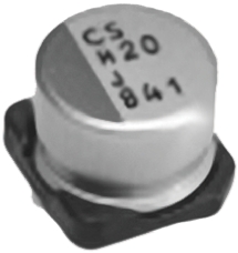 Nichicon 39μF Surface Mount Polymer Capacitor, 16V dc