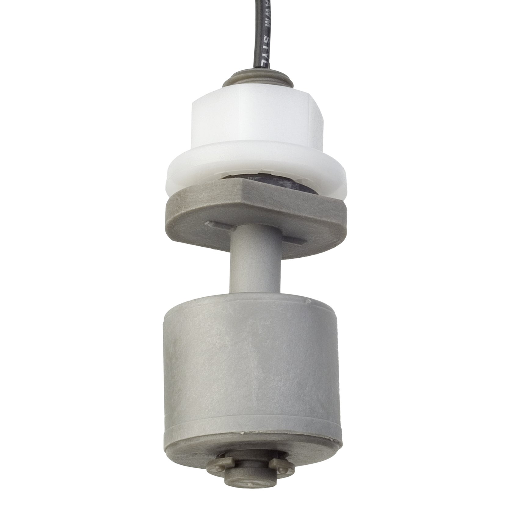 Sensata Cynergy3 RSF50 Series Vertical Polyphenylene Sulfide Float Switch, Float, 1m Cable, NO/NC, 240V ac Max, 120V dc