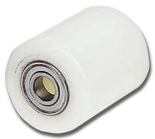 LAG White Polyamide Hygienic, Low Rolling Resistance, Non-Marking Trolley Wheel, 800kg