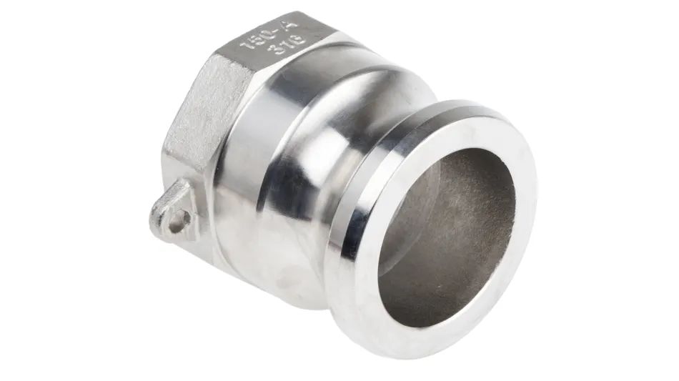 RS PRO Hose Connector, Straight Camlock Adaptor, BSPT 2in 2in ID, 17 bar