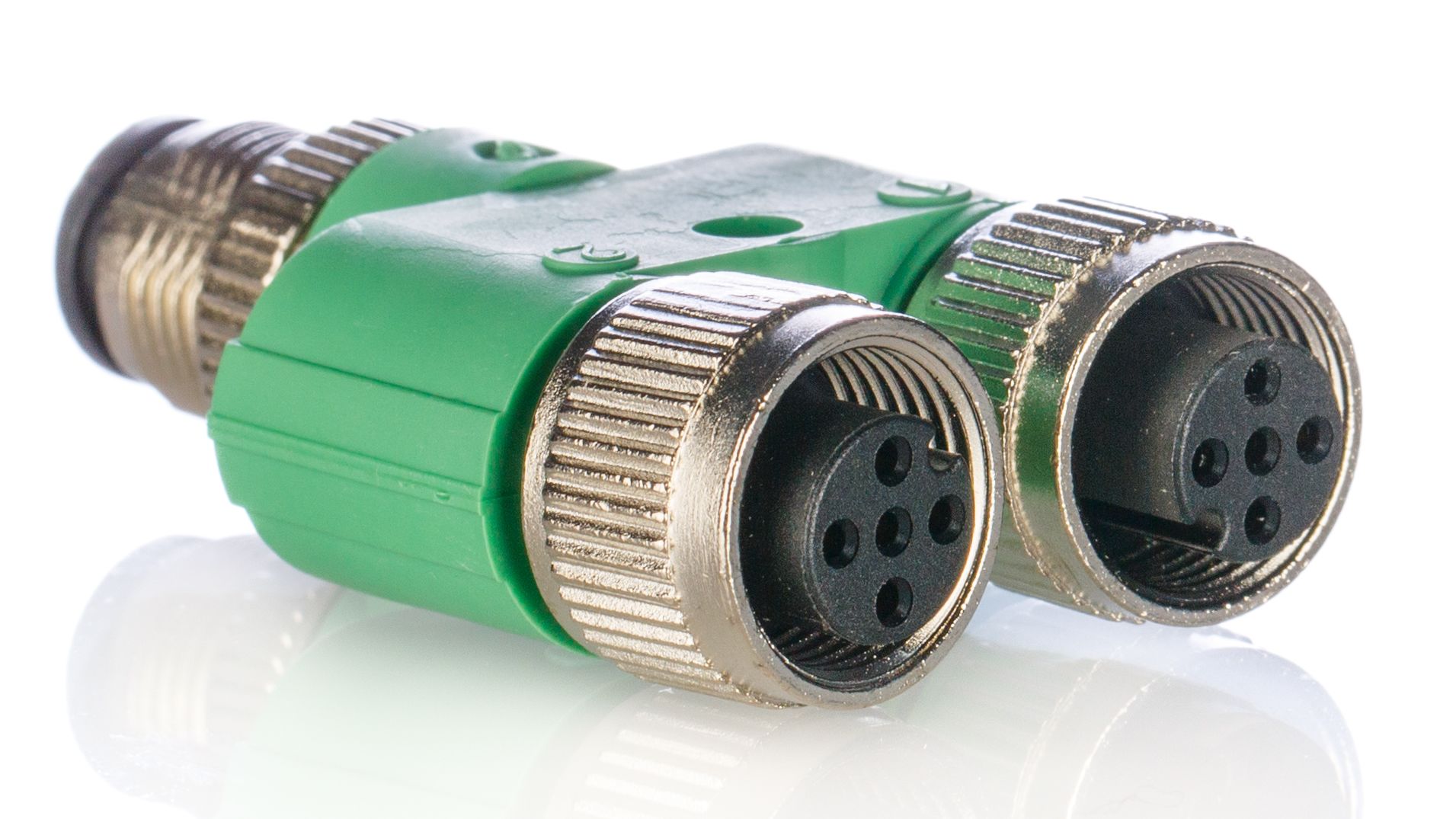 Phoenix Contact 5 Pole M12 Plug to 5 Pole M12 Socket Adapter