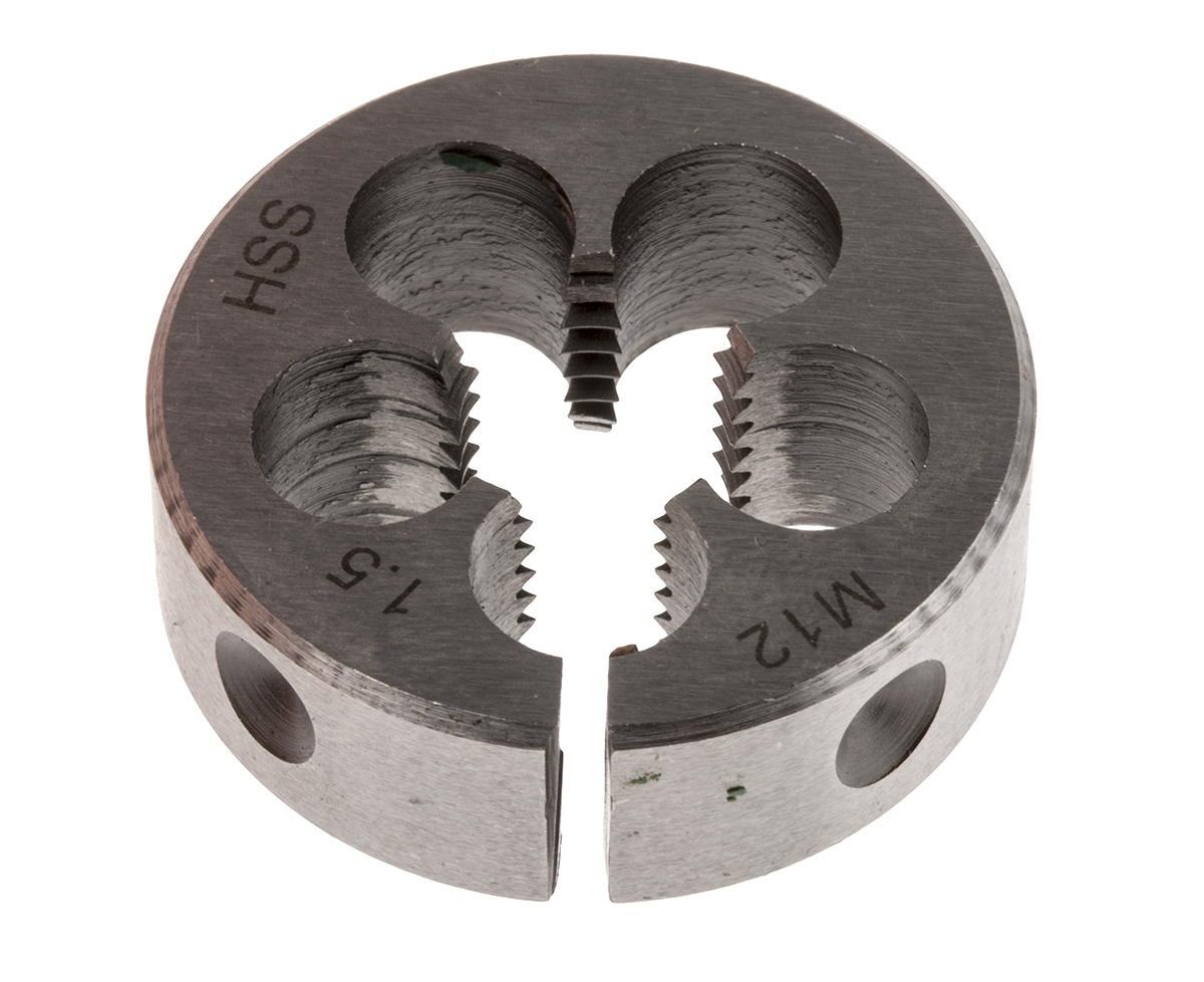RS PRO Thread Die, M12 x 1.5mm Pitch, 1.31in od