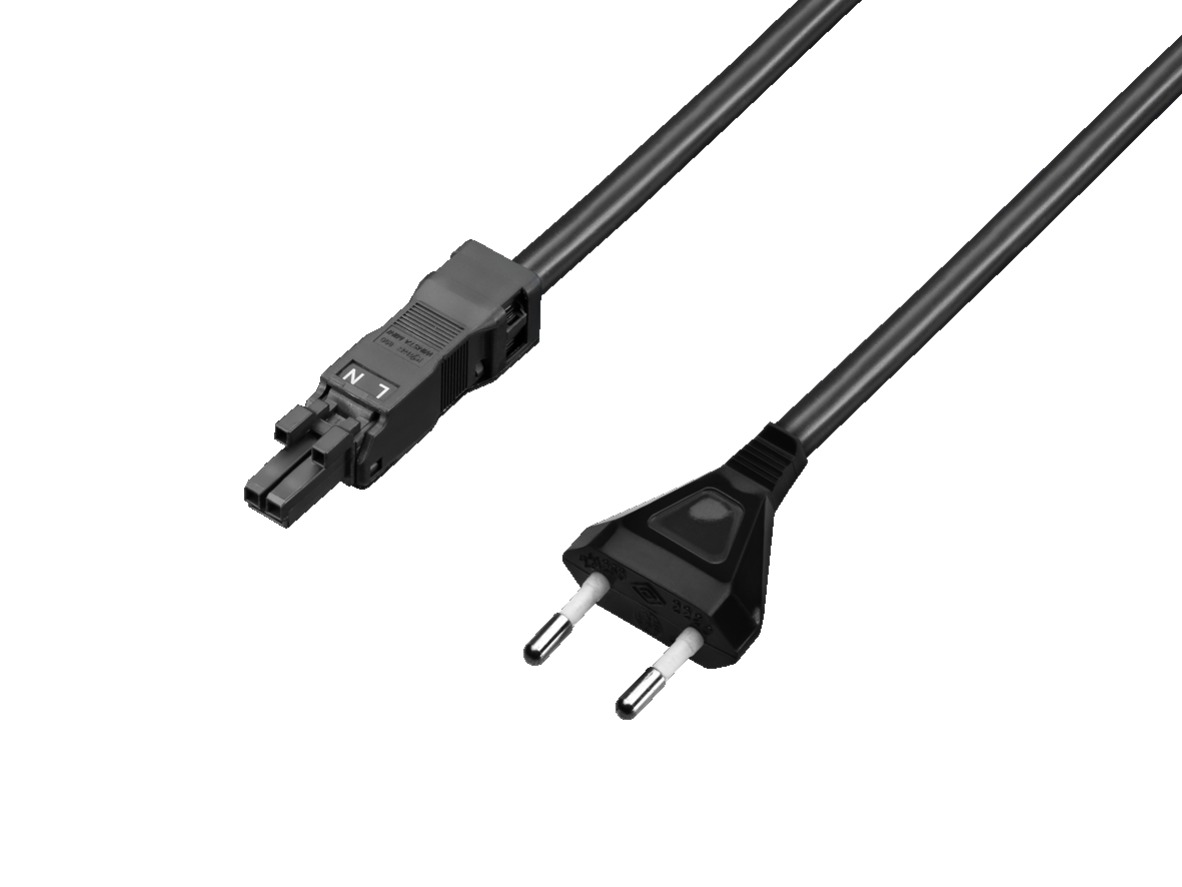 Rittal Type C Europlug Power Cord, 2m