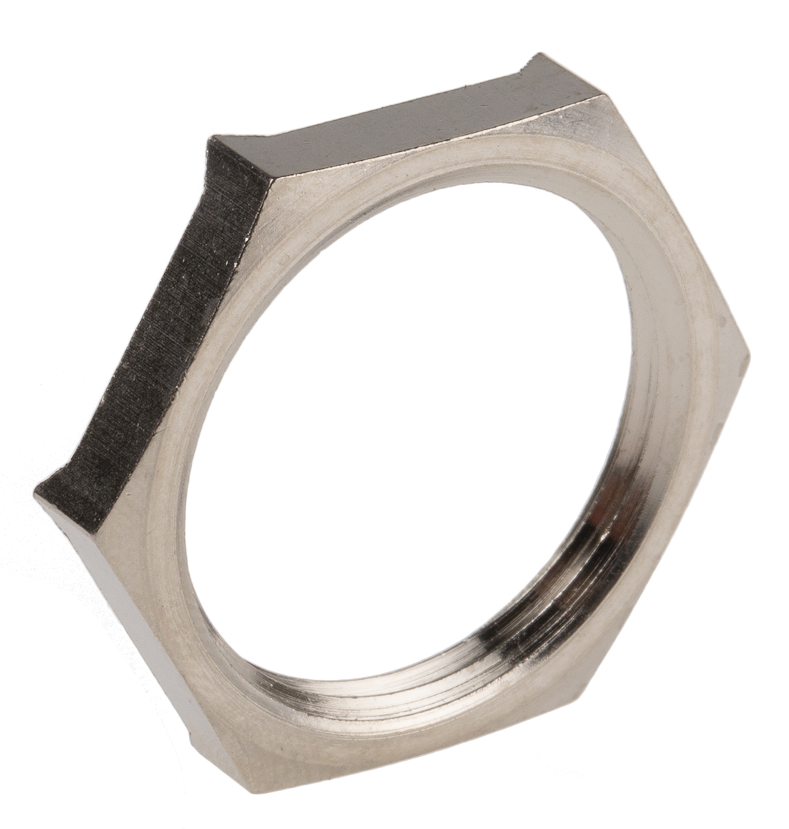 Lapp Silver Nickel Plated Brass Cable Gland Locknut, PG16 Thread