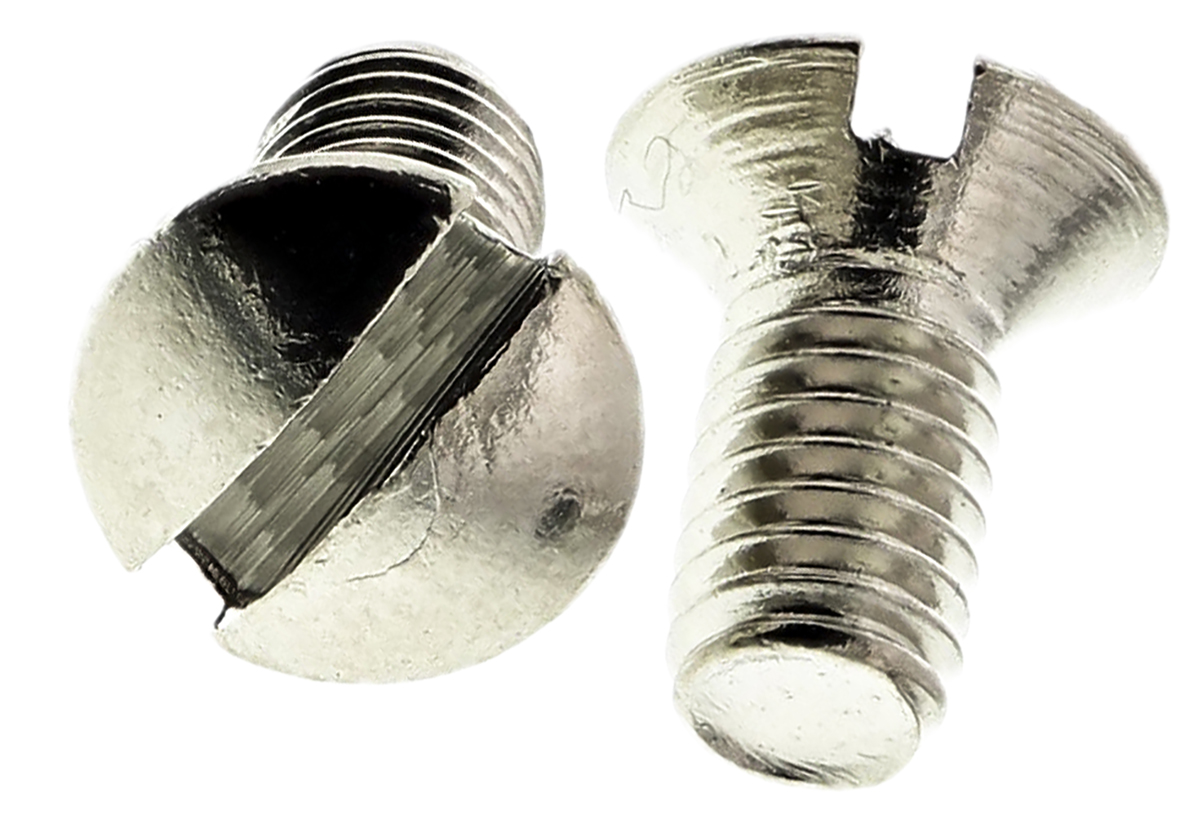 RS PRO Slot M3 Raised (Countersunk) Brass Machine Screws DIN 964 x 6.0mm