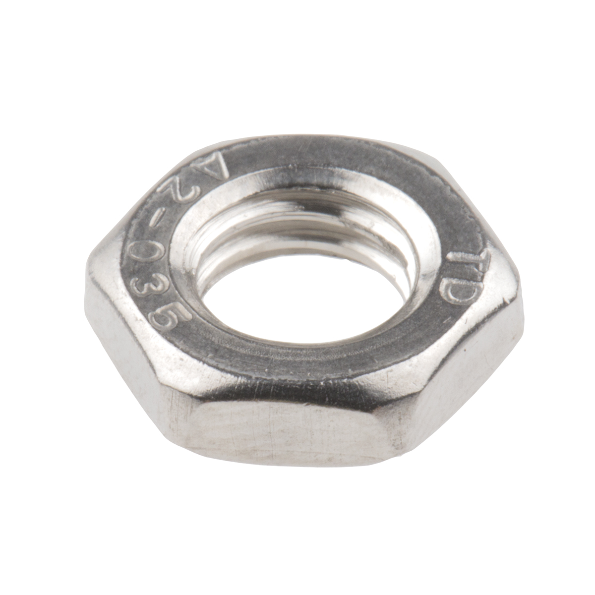 RS PRO Stainless Steel Hex Nut, DIN 439B, M8