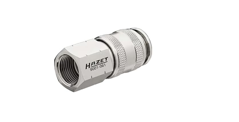 HAZET Female Pneumatic Quick Connect Coupling, 3/8 in Female Threaded