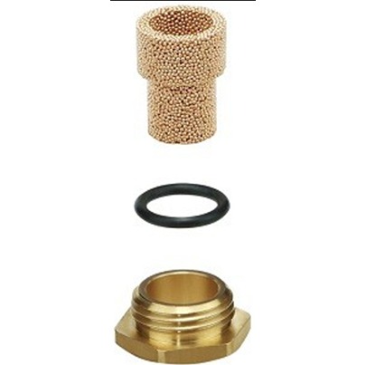 SMC VHS Aluminium 1MPa Pneumatic Silencer, Threaded