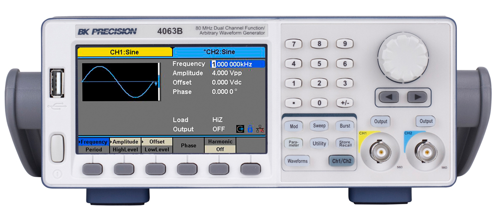 BK Precision 4063B Arbitrary Waveform Generator, 1 μHz Min