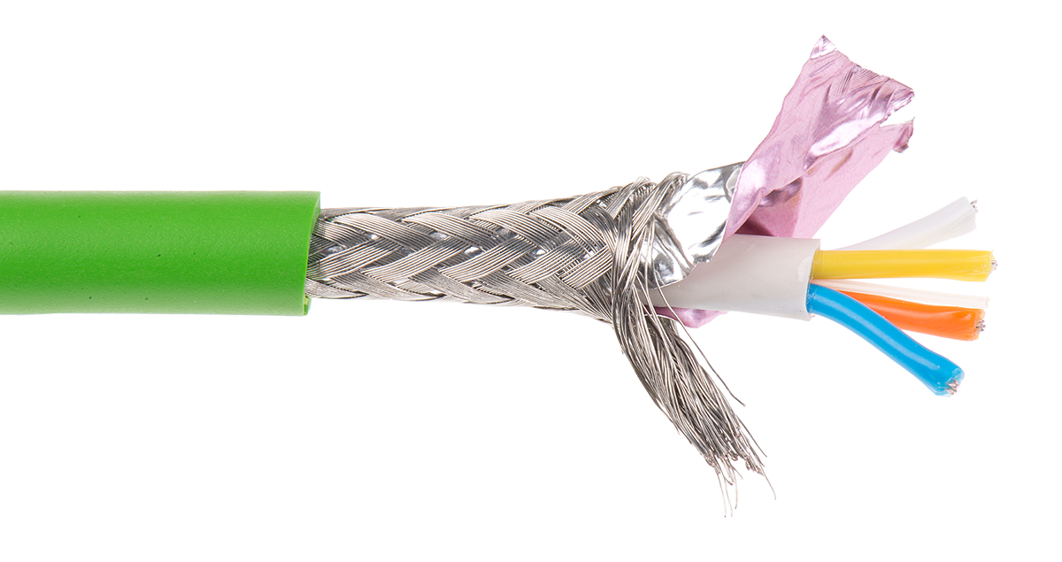 HARTING, 50m Cat5, Green, SF/UTP Shielded, Unterminated PVC Sheath