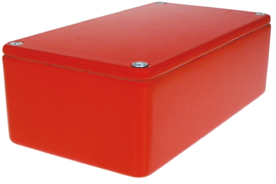 CAMDENBOSS 5000 Series Red Die Cast Aluminium Enclosure, IP54, Red Lid, 121 x 95 x 61mm