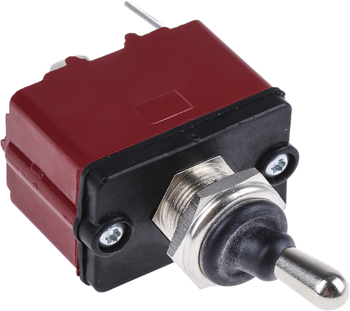 APEM Toggle Switch, Panel Mount, On-Off, DPST, Tab Terminal, 28V dc