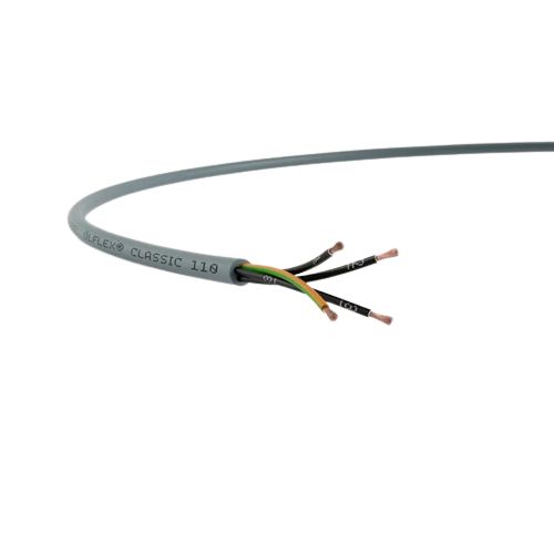 Lapp OLFLEX CLASSIC 110 Control Cable, 7 Cores 0.75 mm² 18 AWG, Unscreened, 50 m, Grey Polyvinyl Chloride Sheath