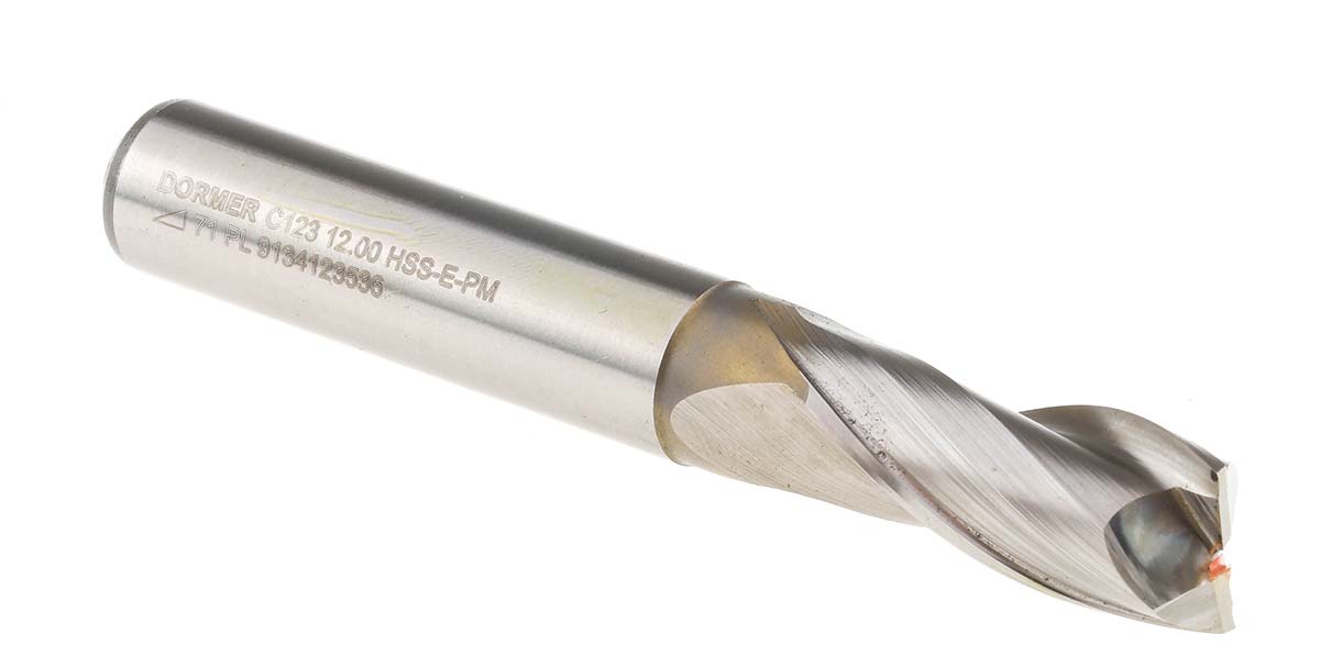 Dormer Plain Slot Drill, 12mm Cut Diameter