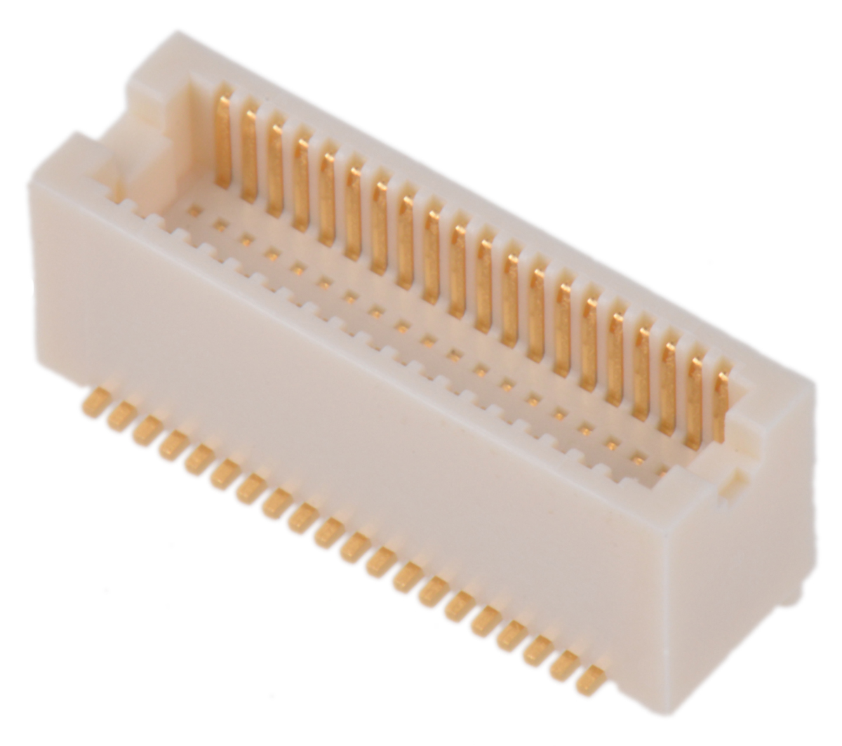 Hirose DF12 Series Straight Surface PCB Header, 40 Contact(s), 0.5 mm Pitch, 2 Row, Shrouded