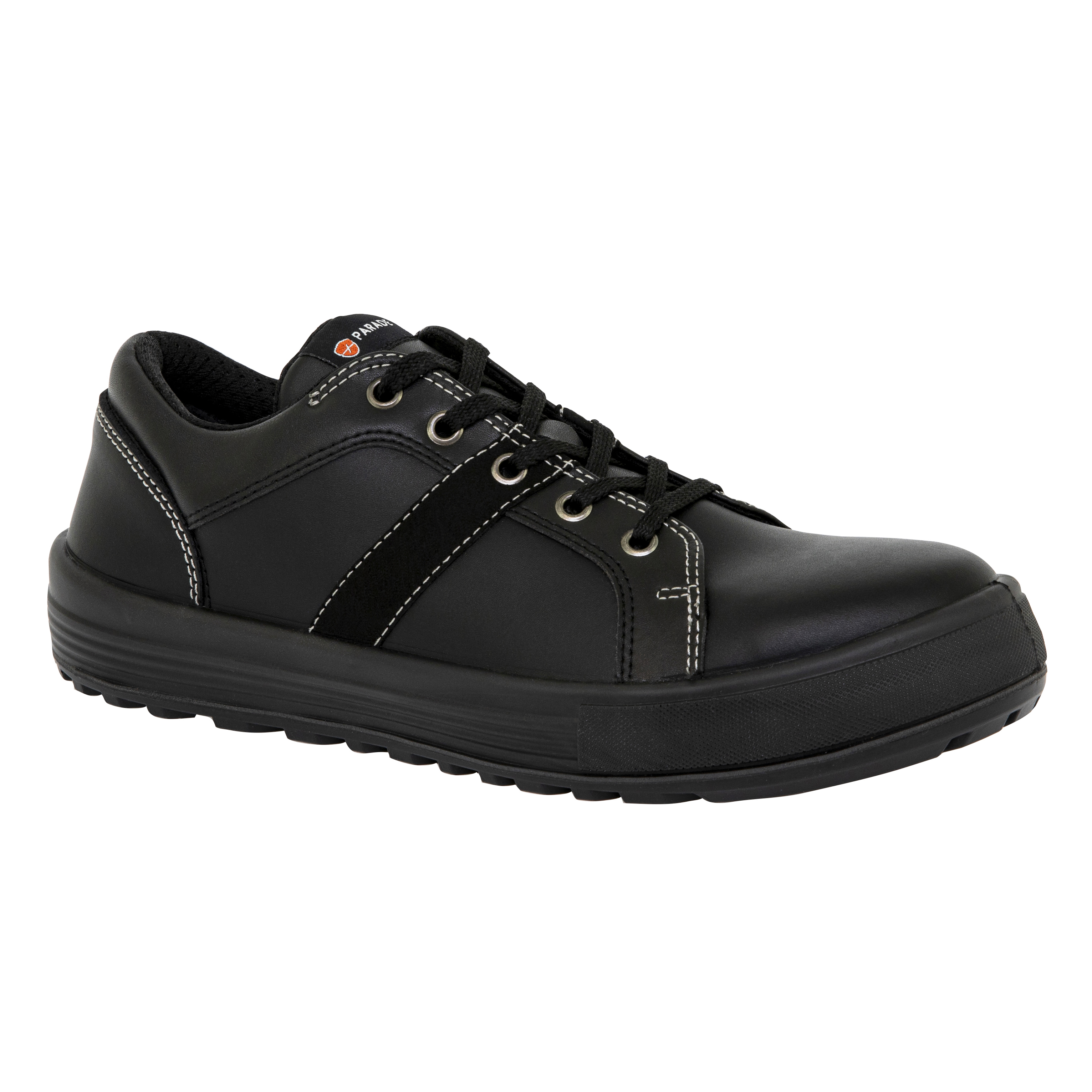 Parade Vargas Unisex Black Stainless Steel Toe Capped Safety Trainers, UK 3, EU 36
