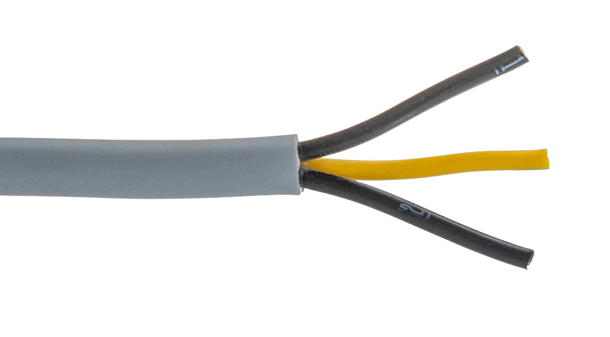 Belden 3GD Control Cable, 3 Cores 1.5 mm², Unscreened, 50 m, Grey Polyvinyl Chloride Sheath