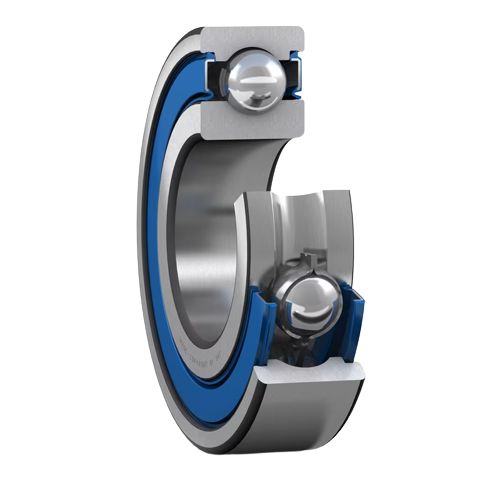 SKF W 6206-2RS1/VP311 1 Row Ball Bearing - 30 mm ID, 62 mm OD