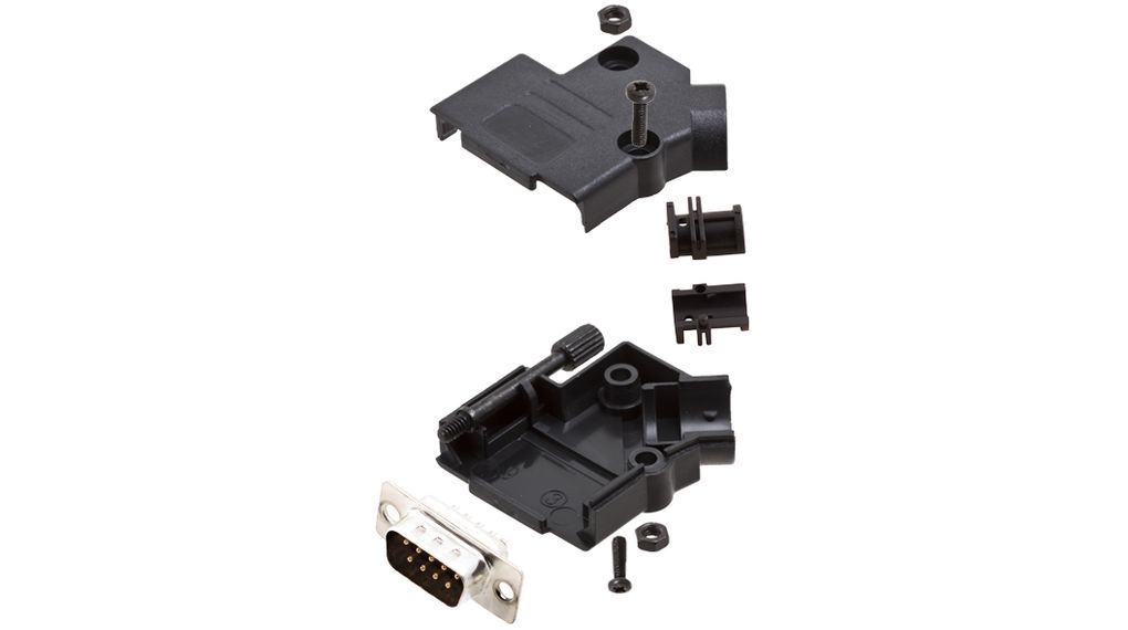 Encitech Connectors, 6355 Series D Sub Hoods For Use With For Cable