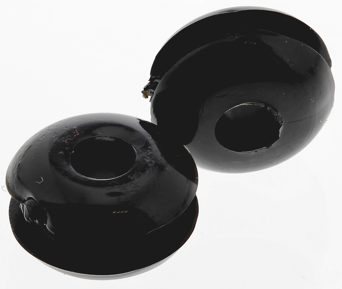 RS PRO Black PVC 6mm Cable Grommet for Maximum of 3mm Cable Dia.