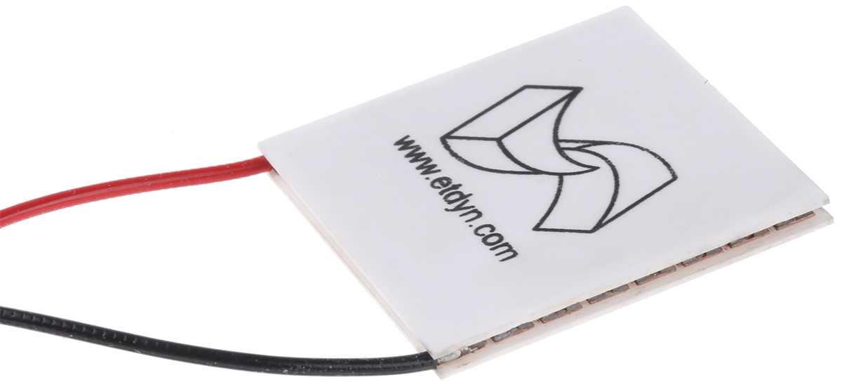 European Thermodynamics Peltier Module, 11.6W, 2.9A, 8V, 40 x 40mm