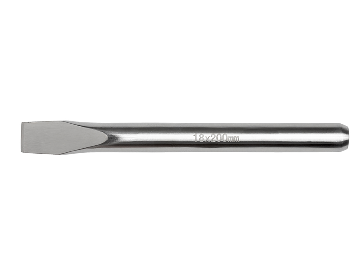 Bahco Stainless Steel Flat Chisel, 200mm Length, 18.0 mm Blade Width