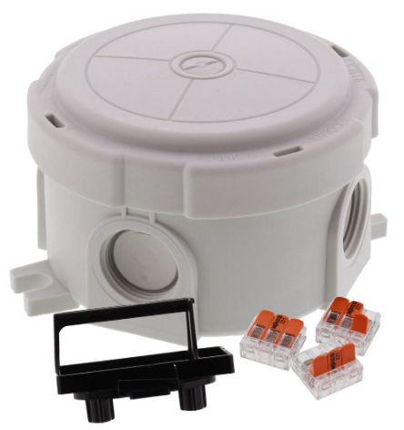 WISKA Polypropylene Junction Box, IP66, IP67, Ø 82 x 57mm
