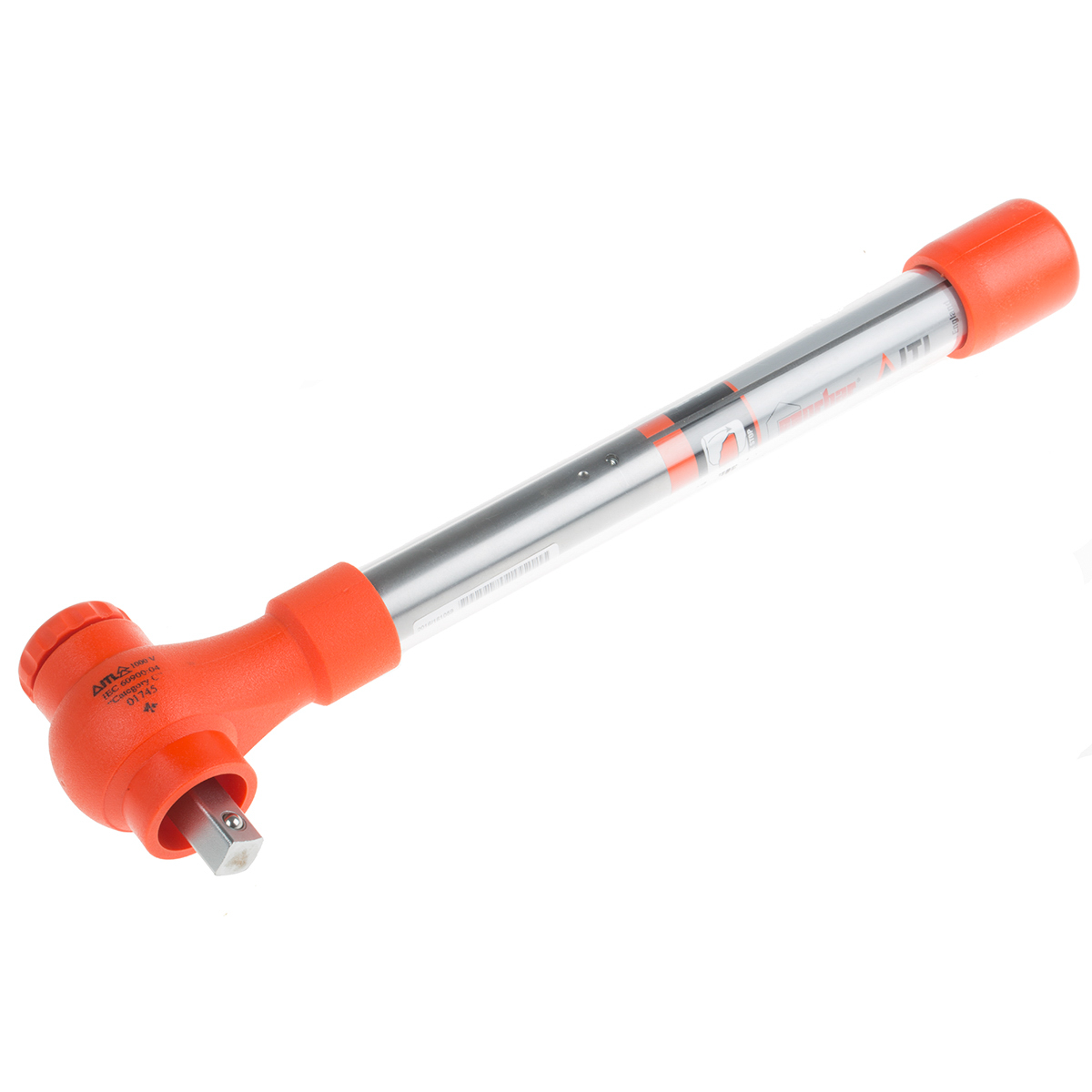 ITL Insulated Tools Ltd Breaking Torque Wrench, 12 → 60Nm, 1/2 in Drive, Square Drive