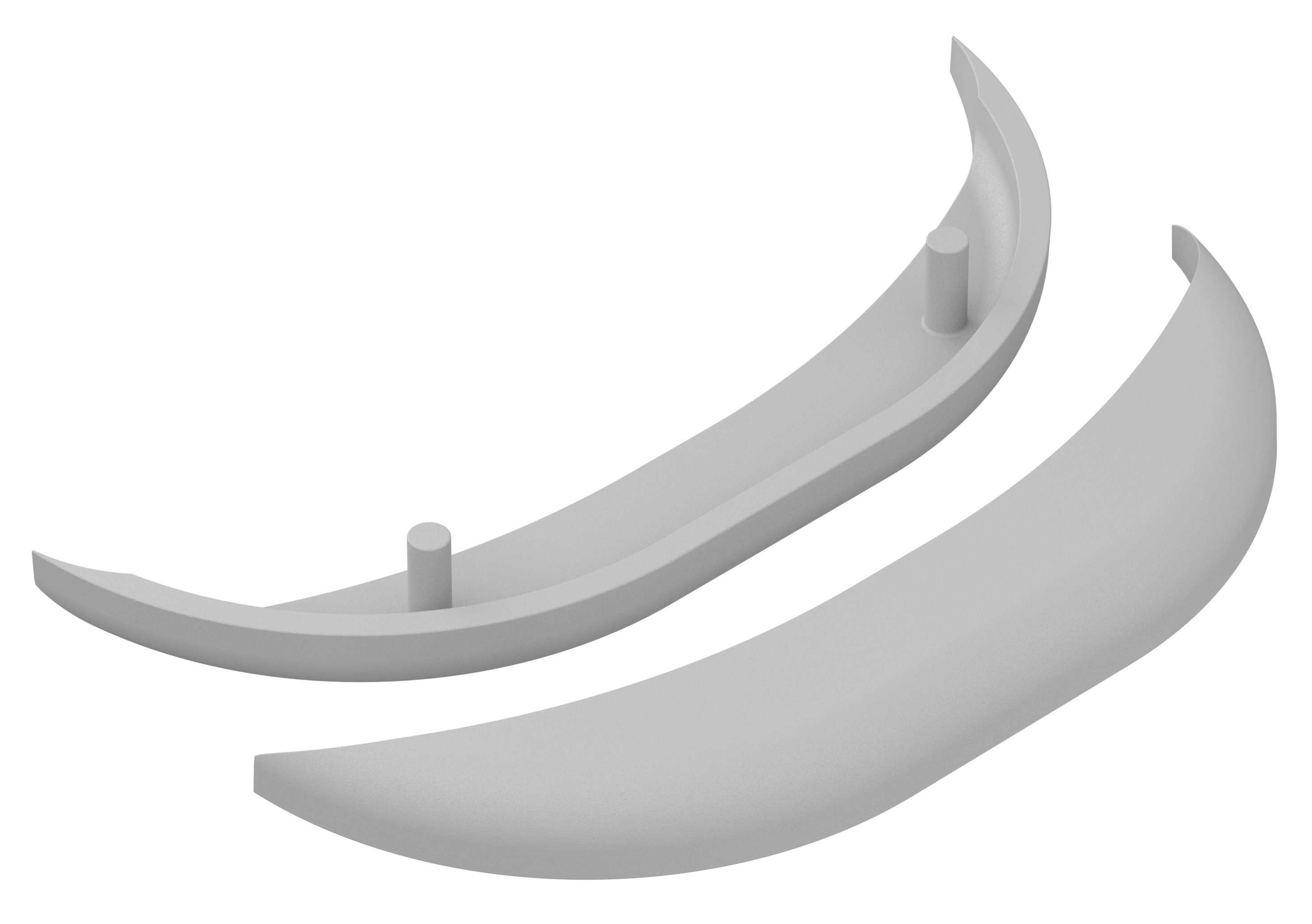 RS PRO ABS Cover for Use with Enclosure, 25 x 92 x 57.2mm