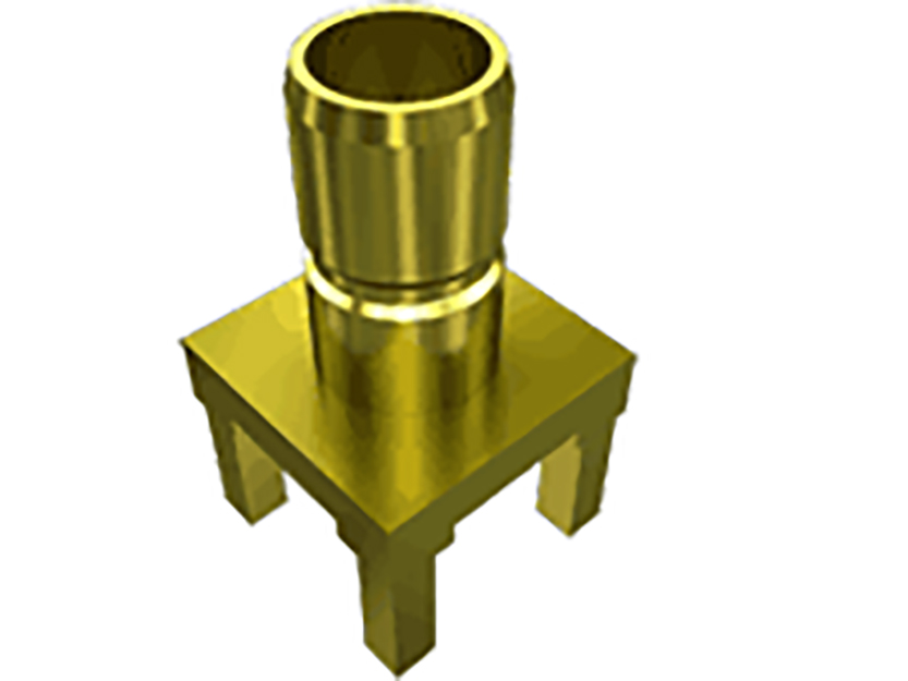 Samtec SMB7H Series, Jack PCB Mount SMB Connector, 75Ω, Through Hole Termination, Straight Body