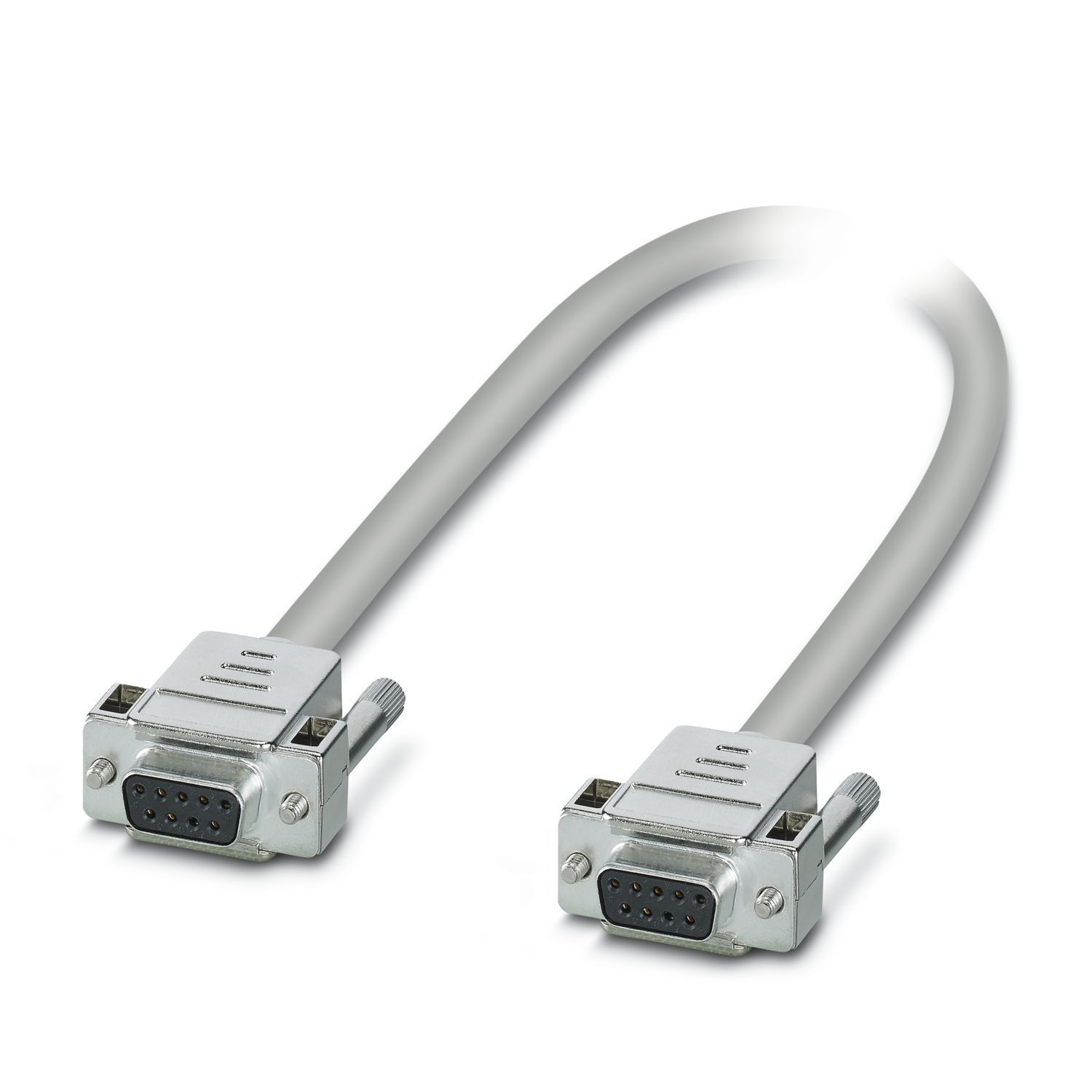 Phoenix Contact Female 9 Pin D-sub to Female 9 Pin D-sub Serial Cable, 2m